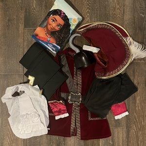 Captain Hook Disney 4T costume, plus hook and wig
